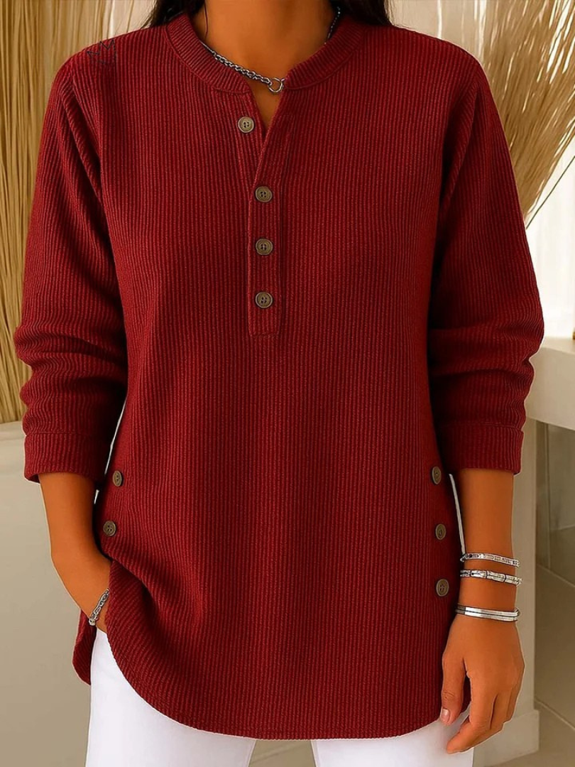 Vanesa | Tunique Henley Boutonnée