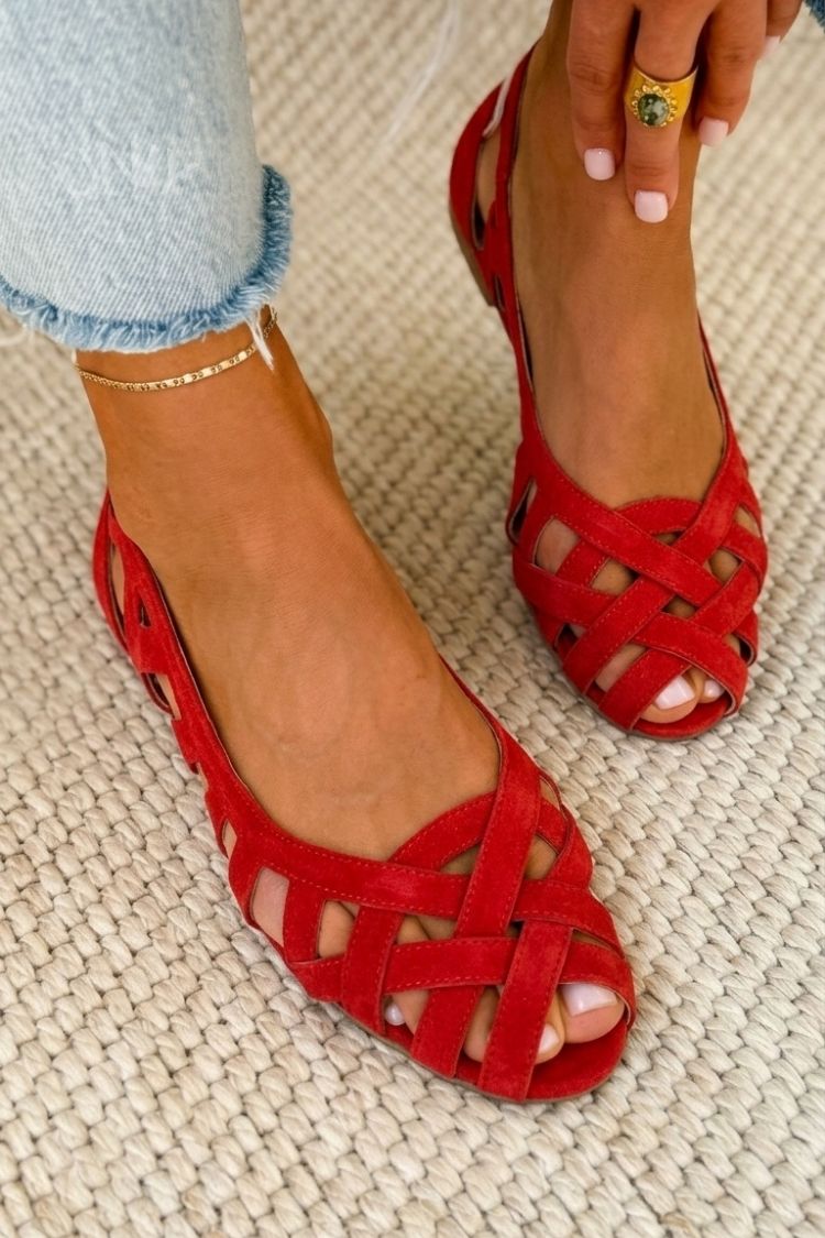 Ballerines tressées Caterina