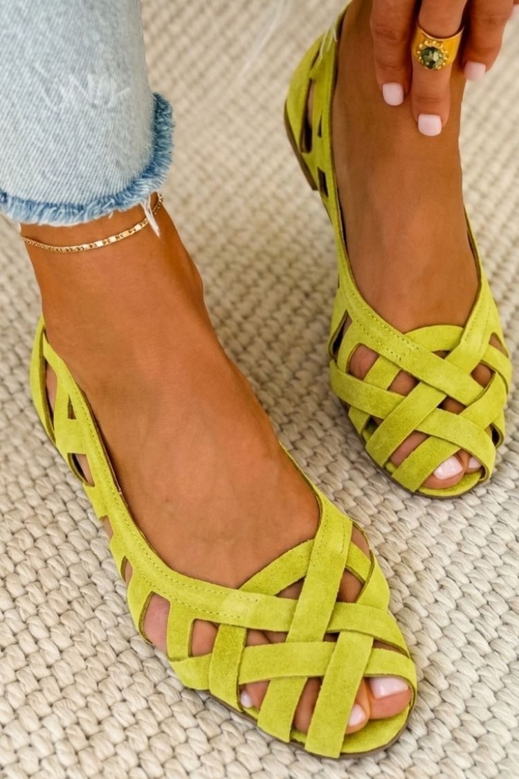 Ballerines tressées Caterina