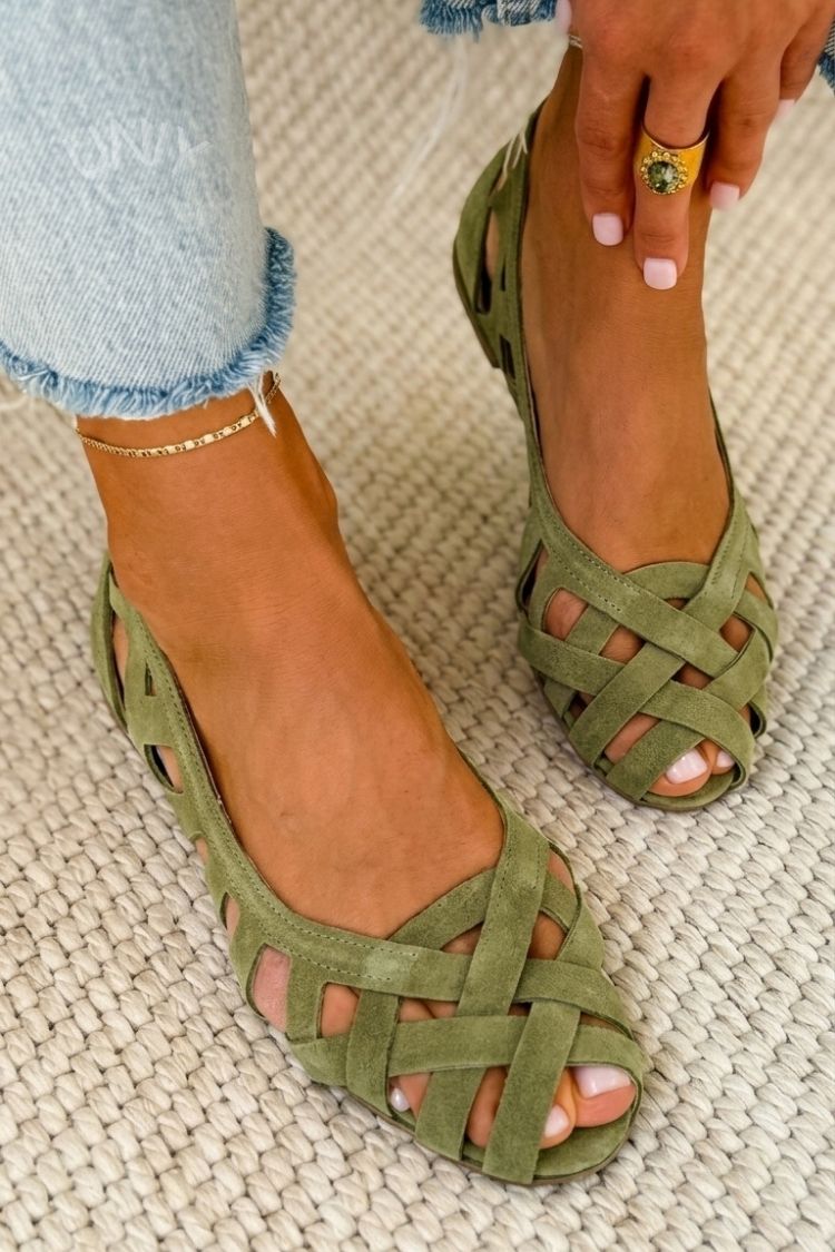 Ballerines tressées Caterina