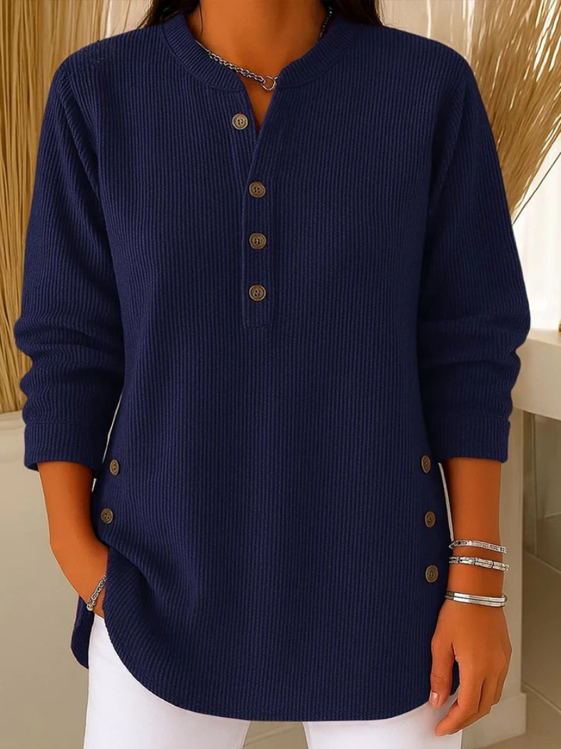 Vanesa | Tunique Henley Boutonnée