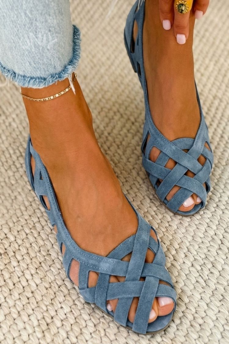 Ballerines tressées Caterina