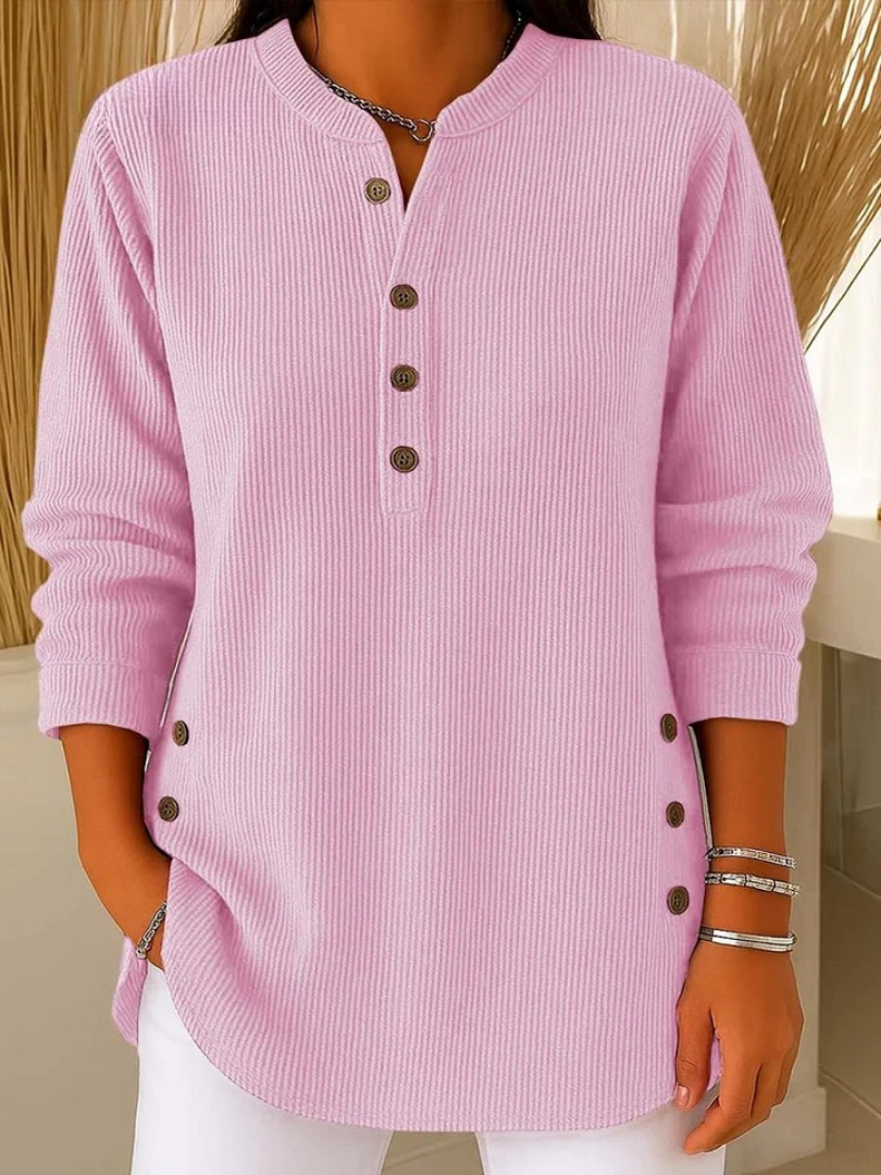 Vanesa | Tunique Henley Boutonnée