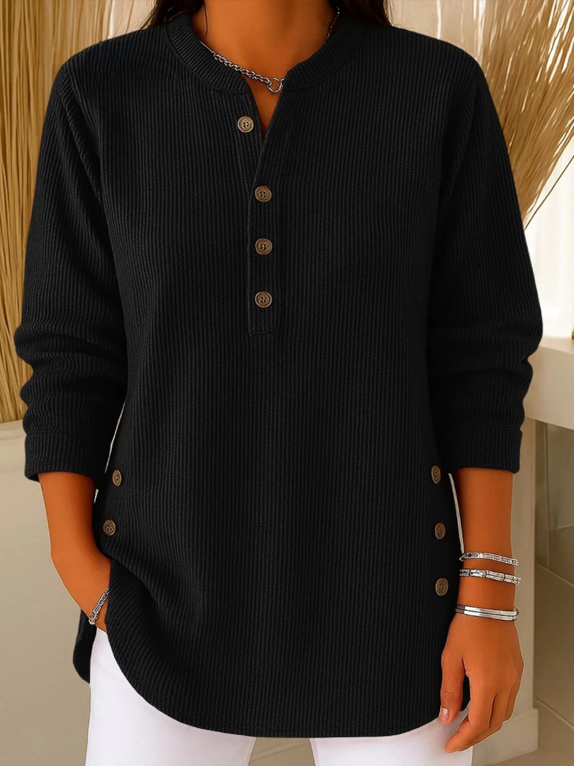 Vanesa | Tunique Henley Boutonnée