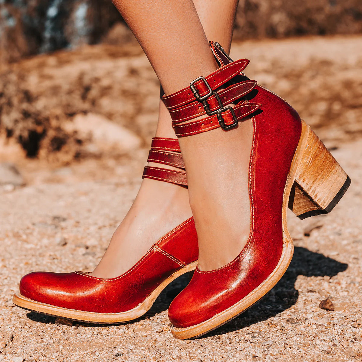 Talons en cuir Mirella