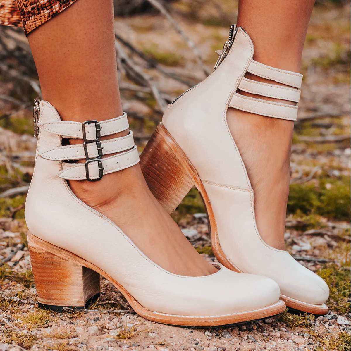 Talons en cuir Mirella