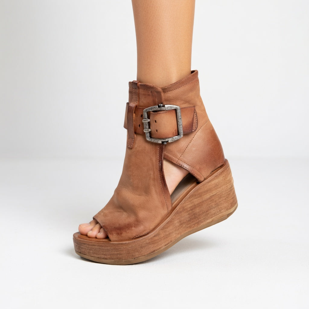 Bottines compensées ouvertes Orélisse