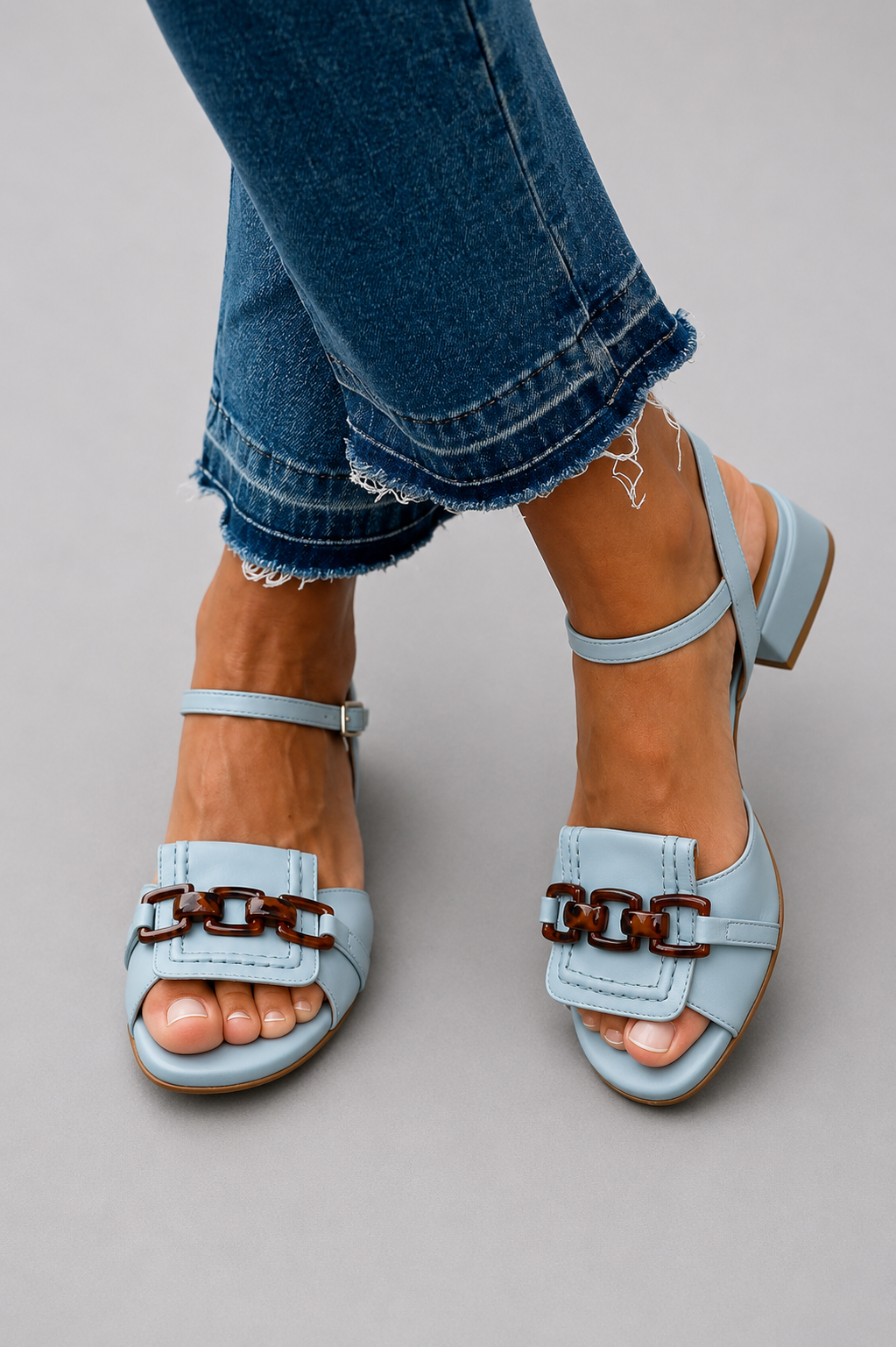 Sandales à talon Azzurra