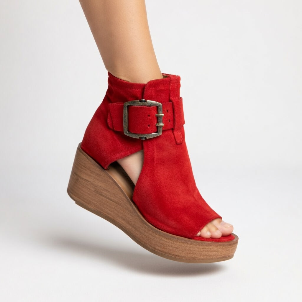 Bottines compensées ouvertes Orélisse