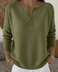 Úrsula | Pull en Maille Boutonné Henley