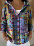 Camila | Gilet en Maille à Capuche