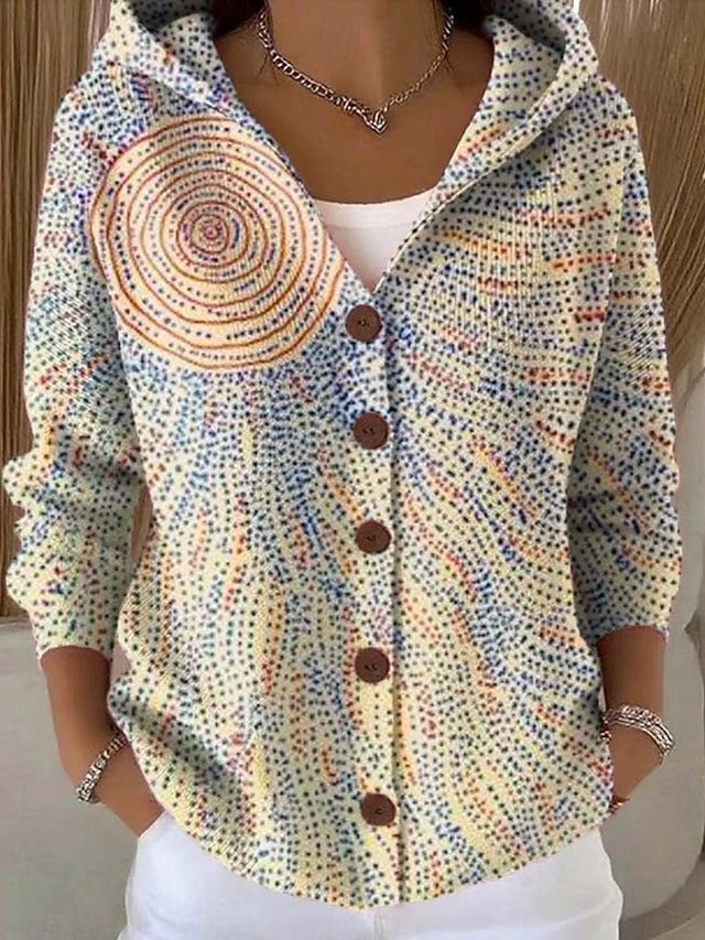 Camila | Gilet en Maille à Capuche