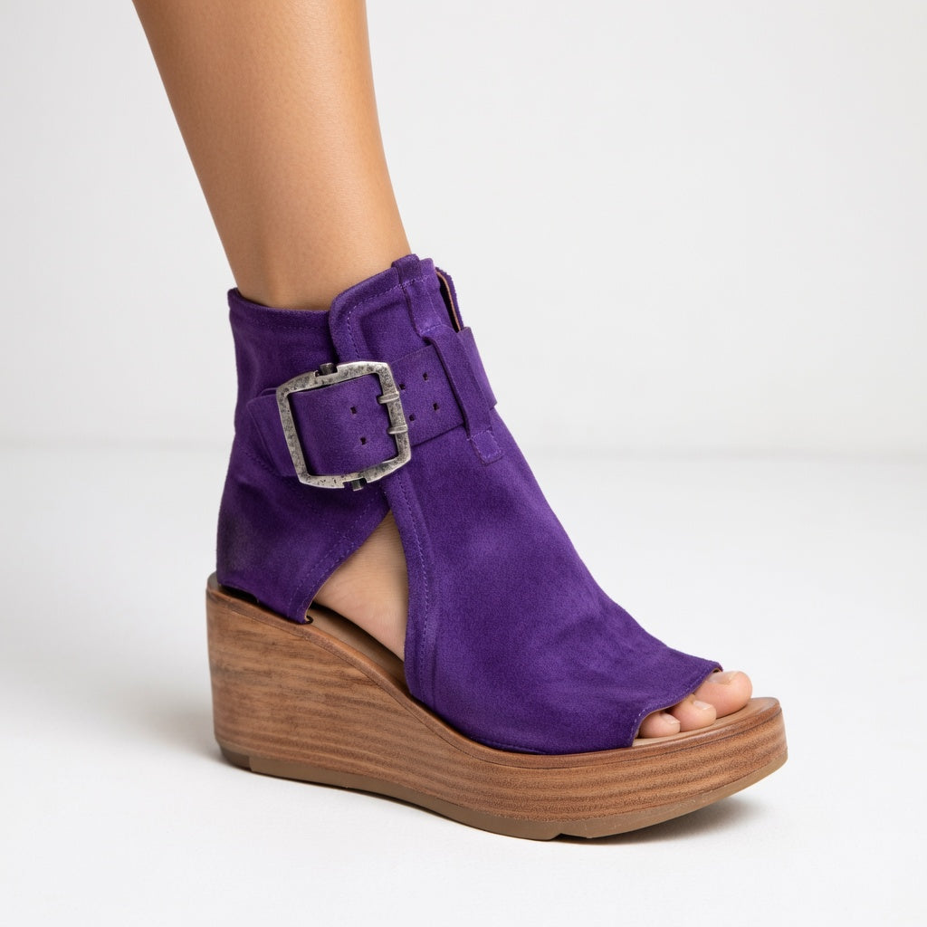 Bottines compensées ouvertes Orélisse