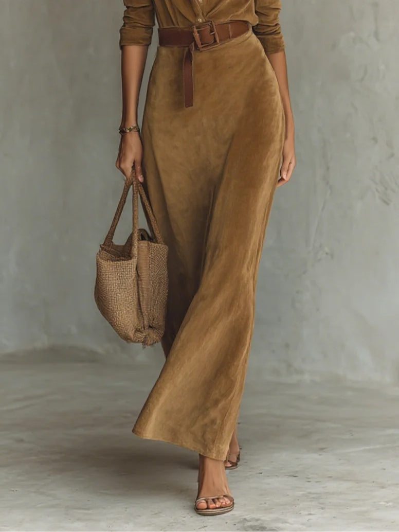 Marisol | Robe Longue Ceinturée
