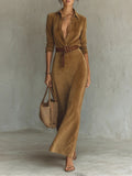 Marisol | Robe Longue Ceinturée