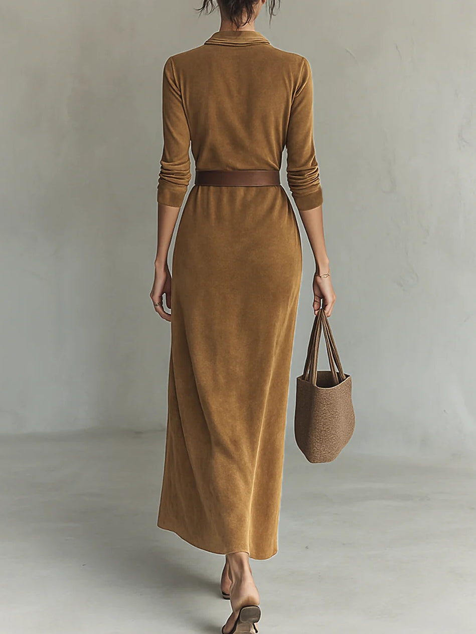 Marisol | Robe Longue Ceinturée