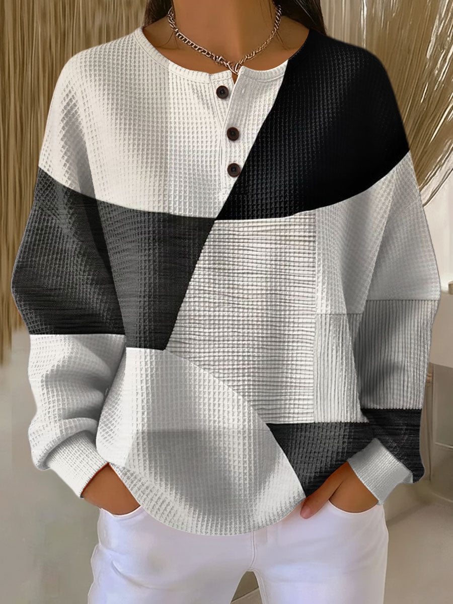 Victoria | Pull Gaufré Double Épaisseur