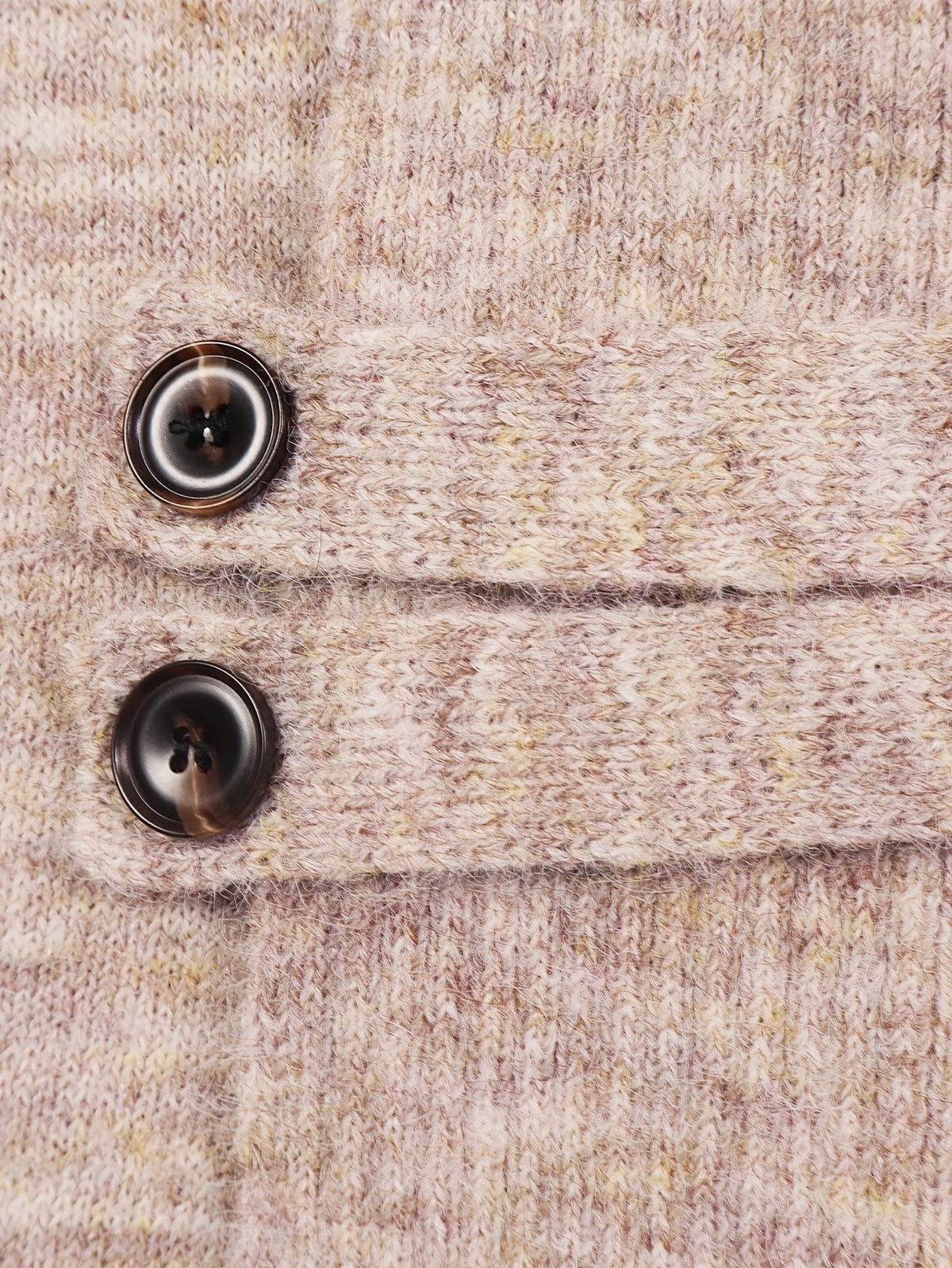 Eulalia | Gilet en Maille Côtelée à Boutons Latéraux