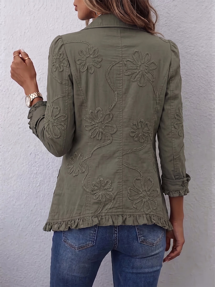 Adela | Veste Brodée à Volants