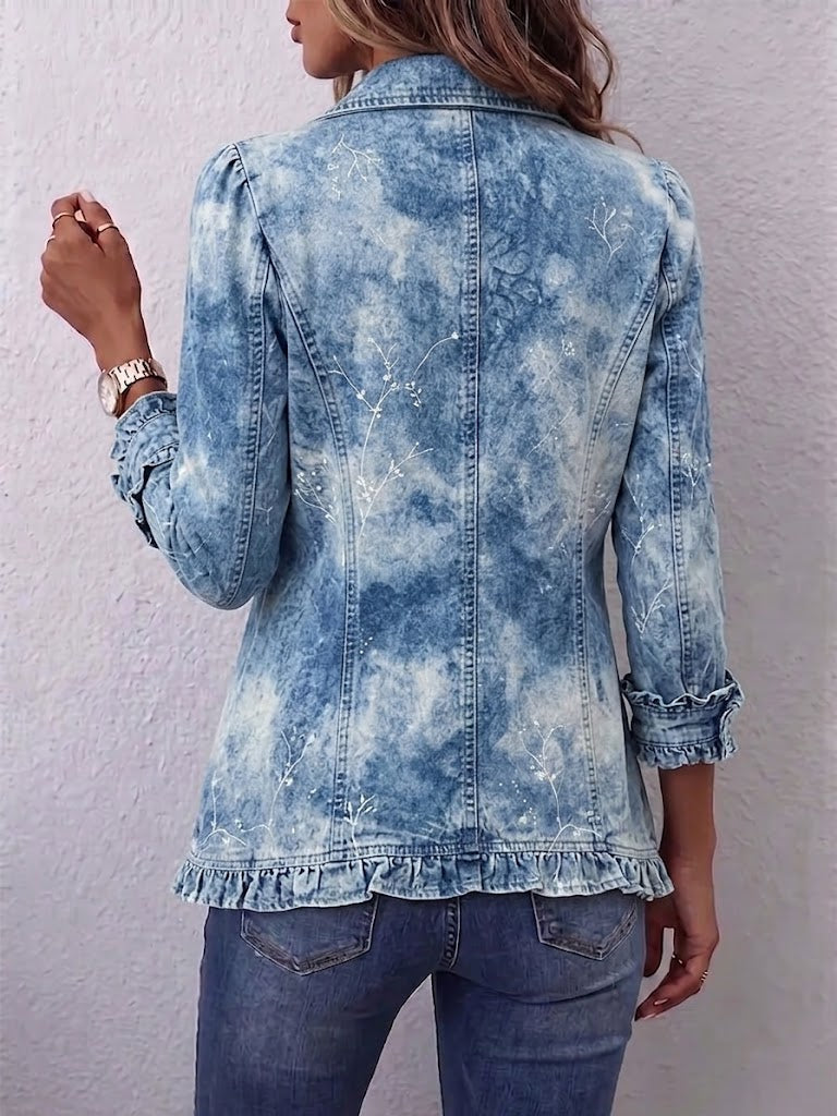 Guadalupe | Veste Botanique Dégradé à Volants